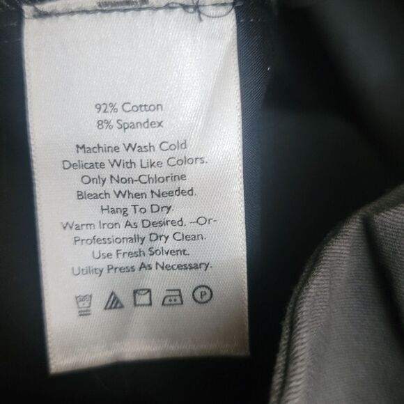 Eddie Bauer Womens Grey Curvy Fit Pants Size 8 Short - Picture 9 of 16